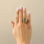 Vintage Midnight Convertible Gold Ring & Watch