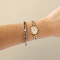 Vintage Seiko Oval Mariposa Two Tone Watch