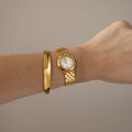 Vintage Maurice Lacroix Swiss Iridescent Gold Watch