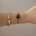 Vintage Seiko Midnight Art Deco Gold Watch