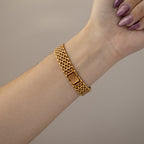 Vintage Charles Jordan Dainty Round Gold Watch