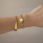 Vintage Dana Diamond Art Deco Two Tone Watch