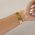 Vintage Gucci Swiss Slim Rectangular Gold Watch
