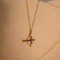 Sagittarius Bow & Arrow Birthstone Necklace