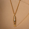 Bedazzled Fish Pendant Necklace