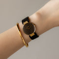 Vintage Christian Dior Swiss Midnight Strap Gold Watch