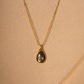 Oval Abalone Pendant Necklace