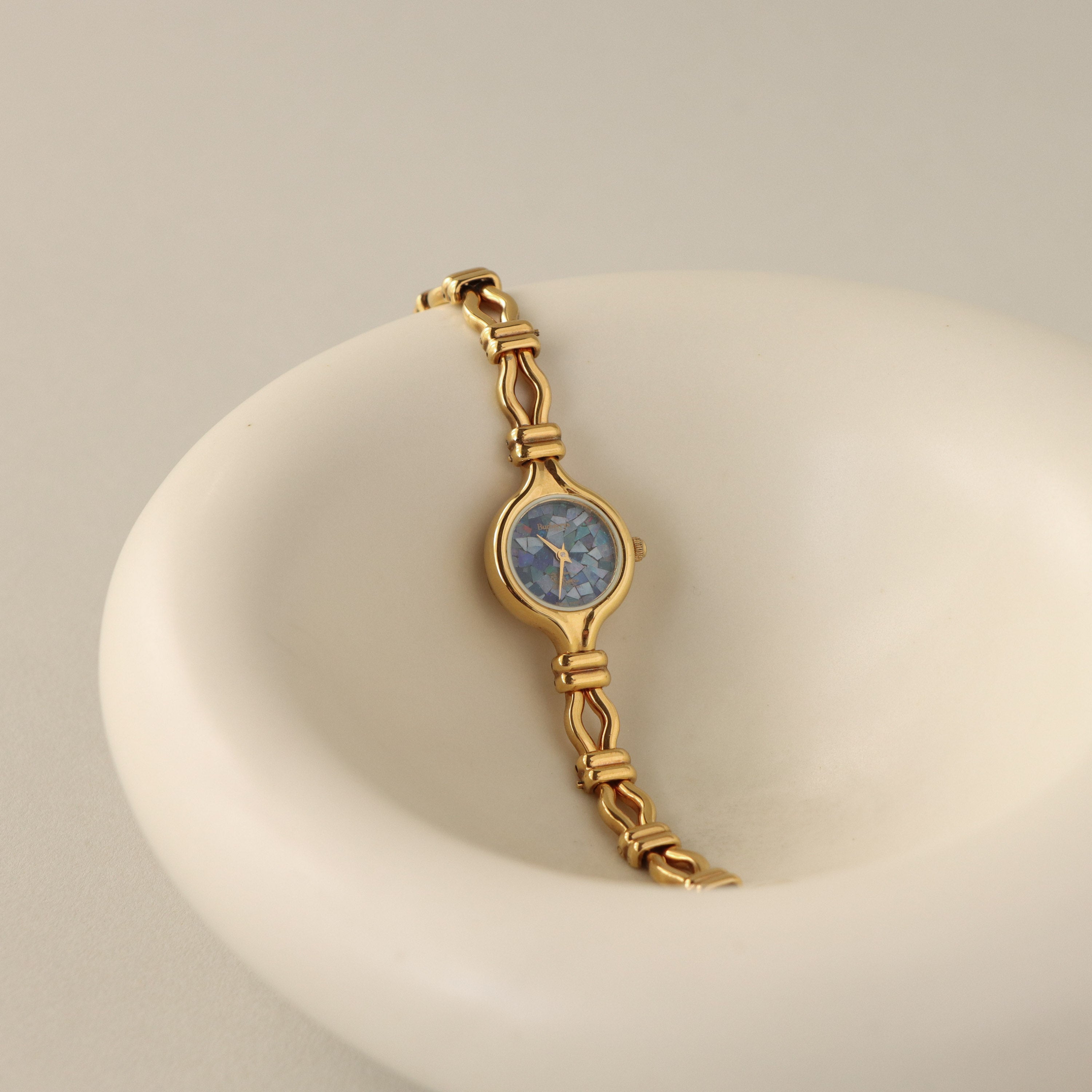 Vintage Pierre Cardin Swiss Mosaic Gold Watch