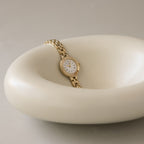 Vintage Lancel Round Roman Gold Watch