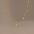 Diamond Station Curb Necklace