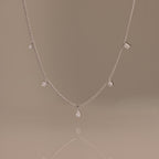 Diamond Station Curb Necklace