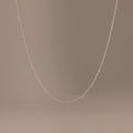Satellite Cable Necklace in Silver