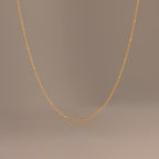 Satellite Cable Necklace in 18K Gold