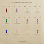 Skinny Baguette Birthstone Charm