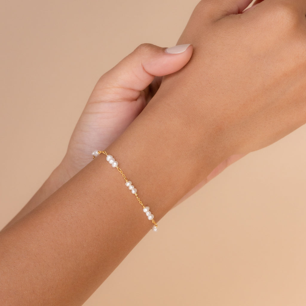 Hali Pearl Station Bracelet