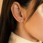 Aretes de perlas angelina