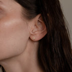 Round Diamond Bezel Flat Back Studs