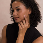 Bague ovale en jade