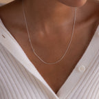 Collar Corazón Inicial Lado