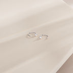 Saylor III Huggies in Silver