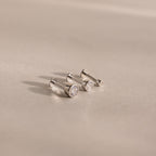 Round Diamond Bezel Flat Back Studs