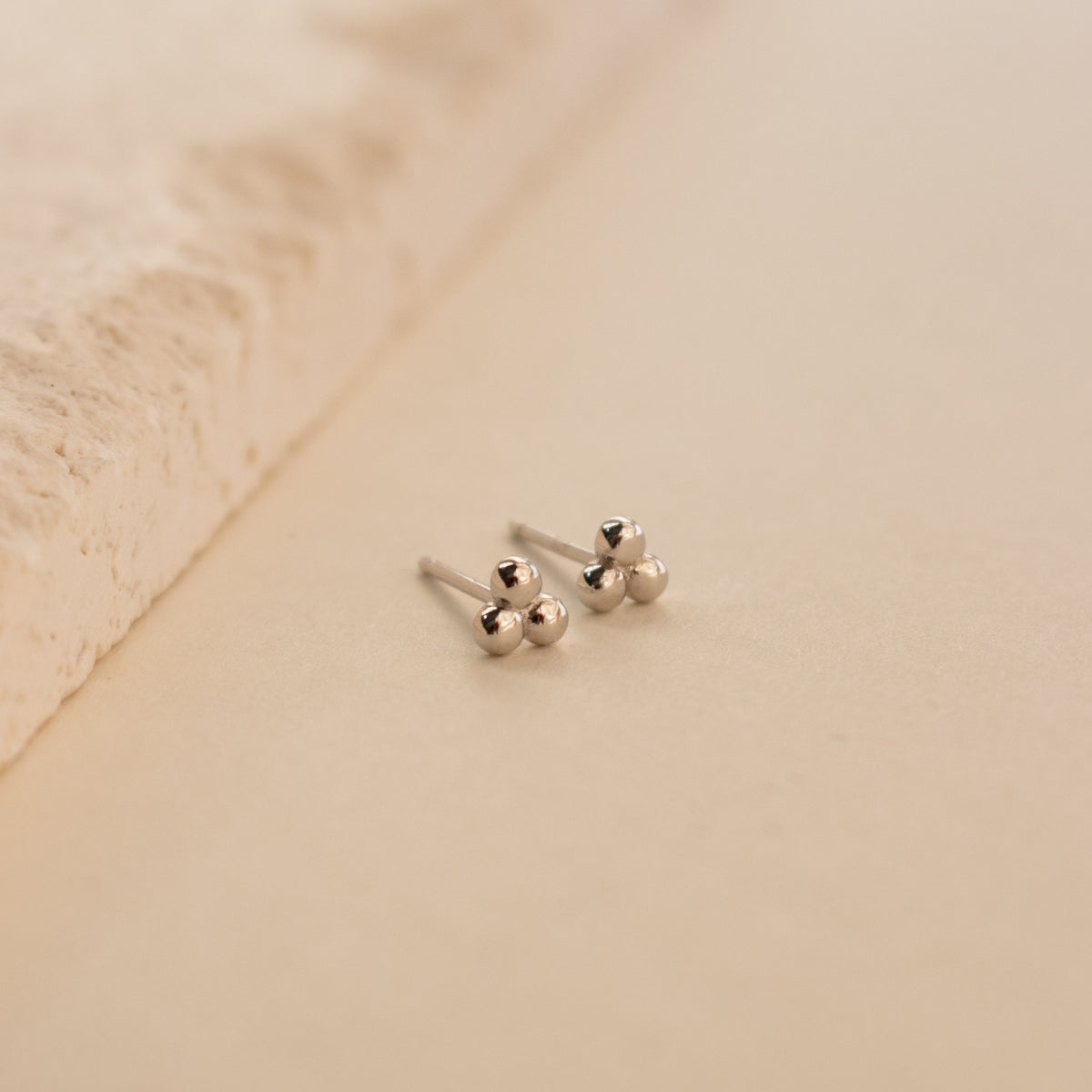 Trio Sphere Studs