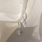 Pia Pearl Coin Hoops