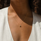 Nugget Necklace in Silver