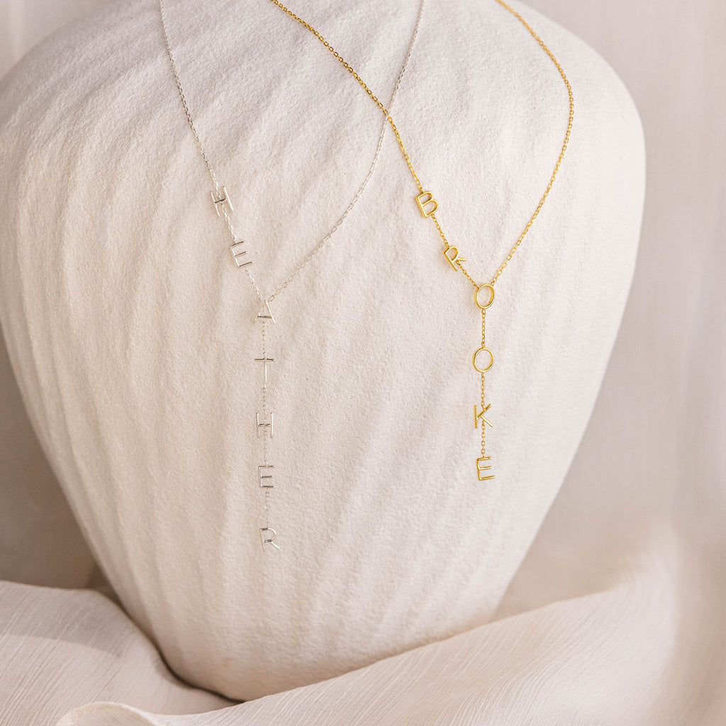 Collier Lariat avec nom