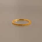 Anillo de eternidad con piedra natal 