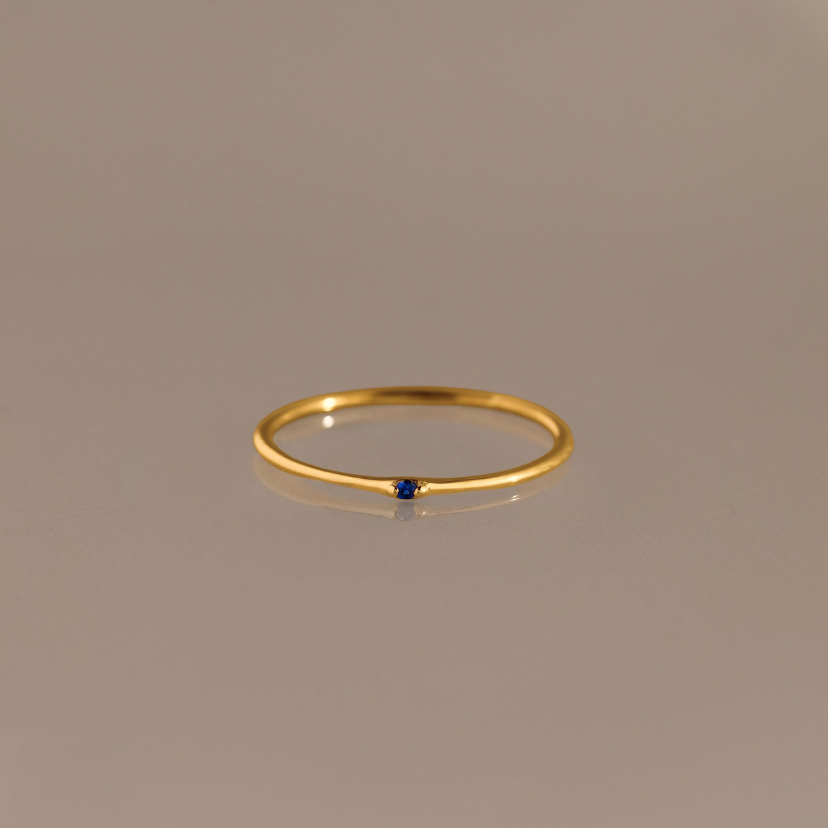 Thin Mini Sapphire Ring