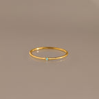 Thin Mini Opal Ring