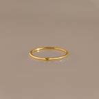 Thin Mini Peridot Ring