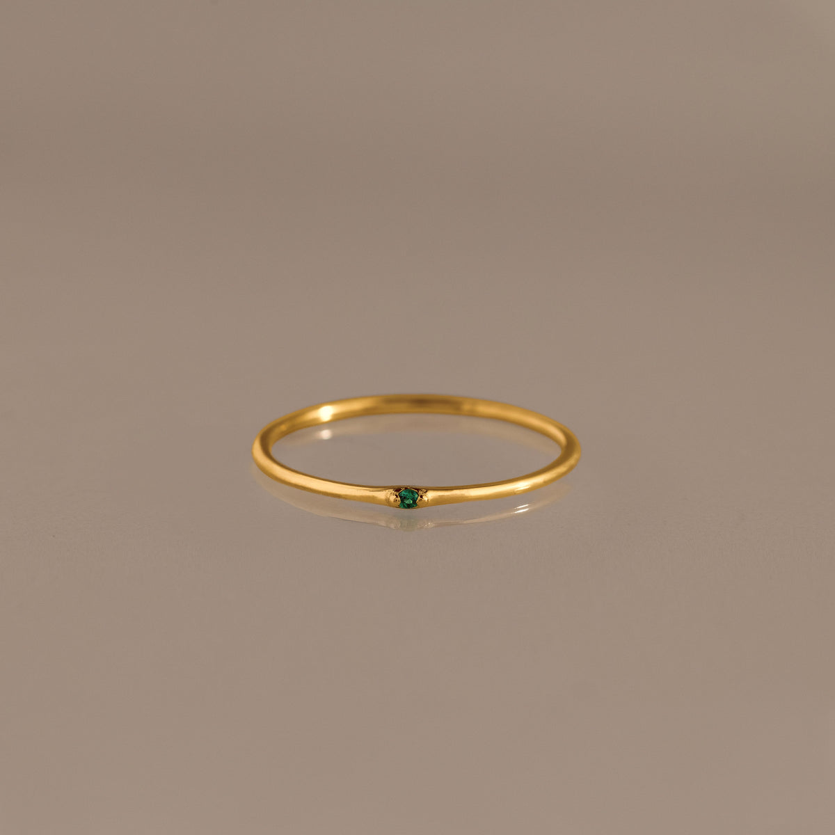 Thin Mini Birthstone Ring