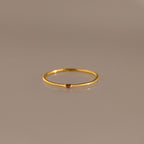 Thin Mini Ruby Ring