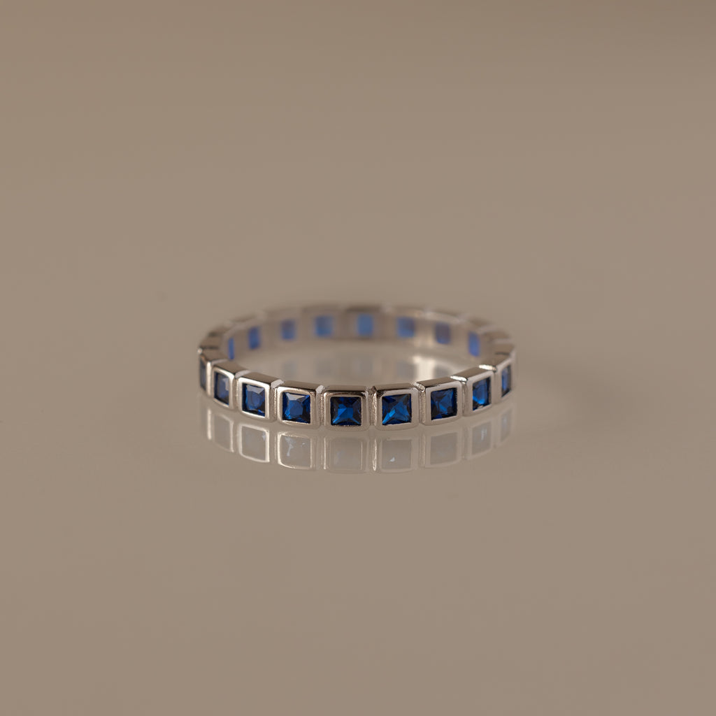 Eternity Bezel Sapphire Ring