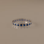 Eternity Bezel Sapphire Ring