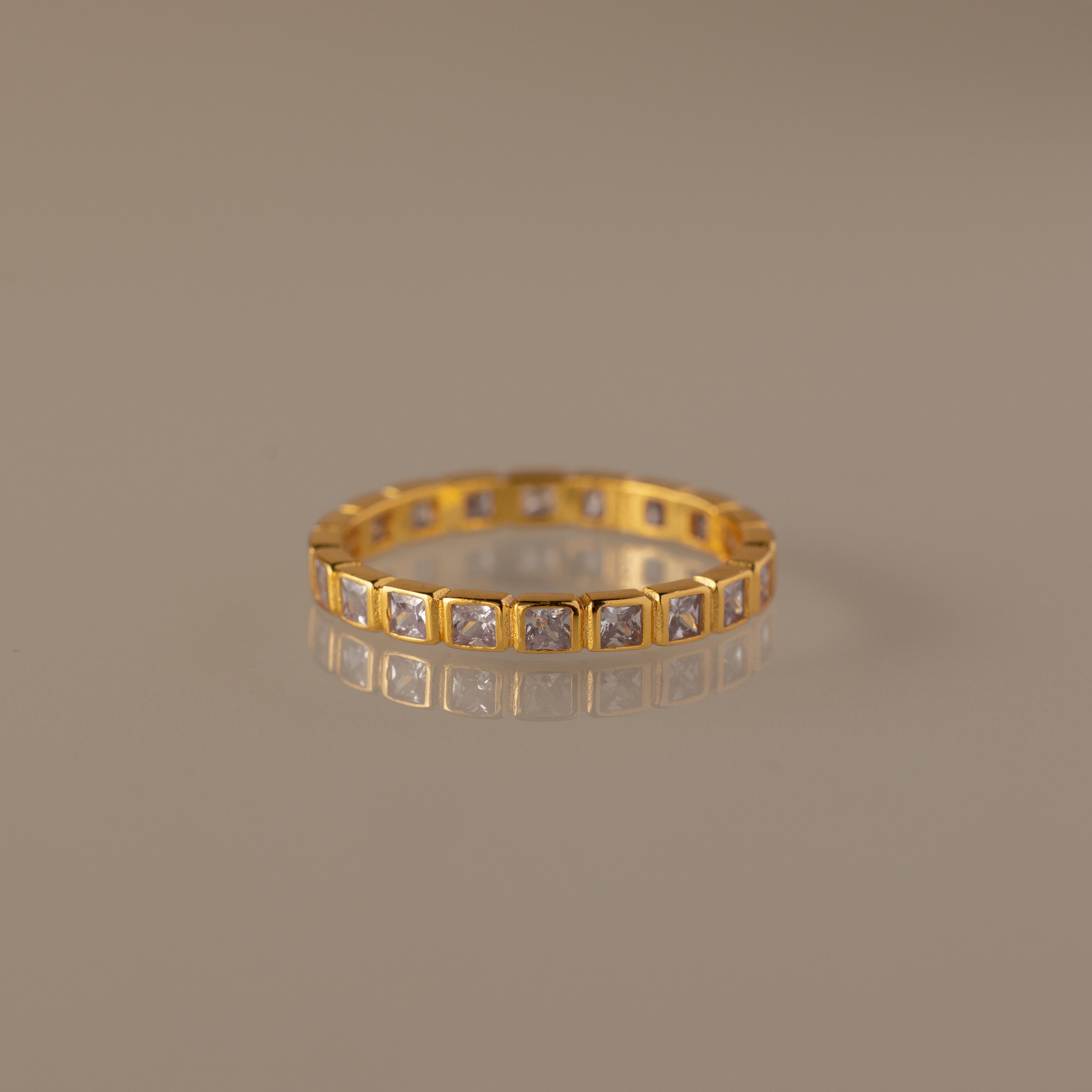 Eternity Bezel Alexandrite Ring