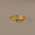 Eternity Bezel Peridot Ring