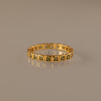 Eternity Bezel Peridot Ring