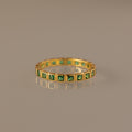 Eternity Bezel Emerald Ring