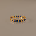 Eternity Bezel Sapphire Ring