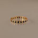 Eternity Bezel Sapphire Ring