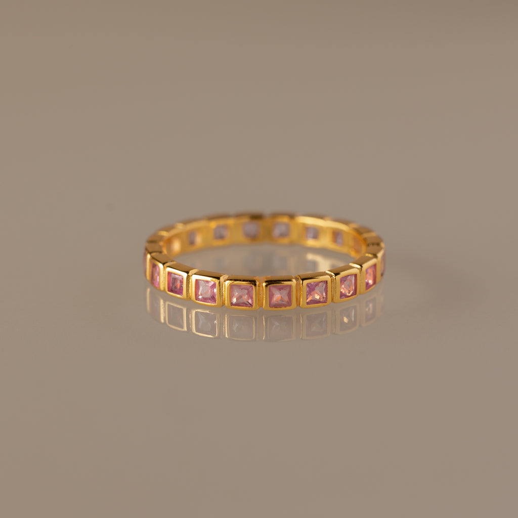 Eternity Bezel Birthstone Ring