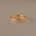 Eternity Bezel Pink Tourmaline Ring
