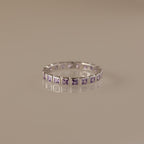 Eternity Bezel Amethyst Ring