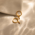Ericka Birthstone Huggies