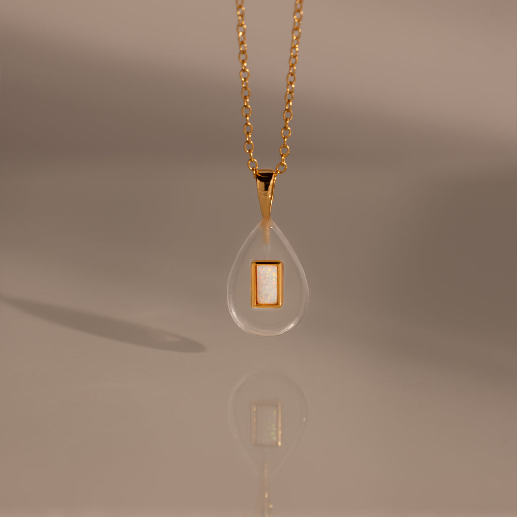 Opal Crystal Necklace