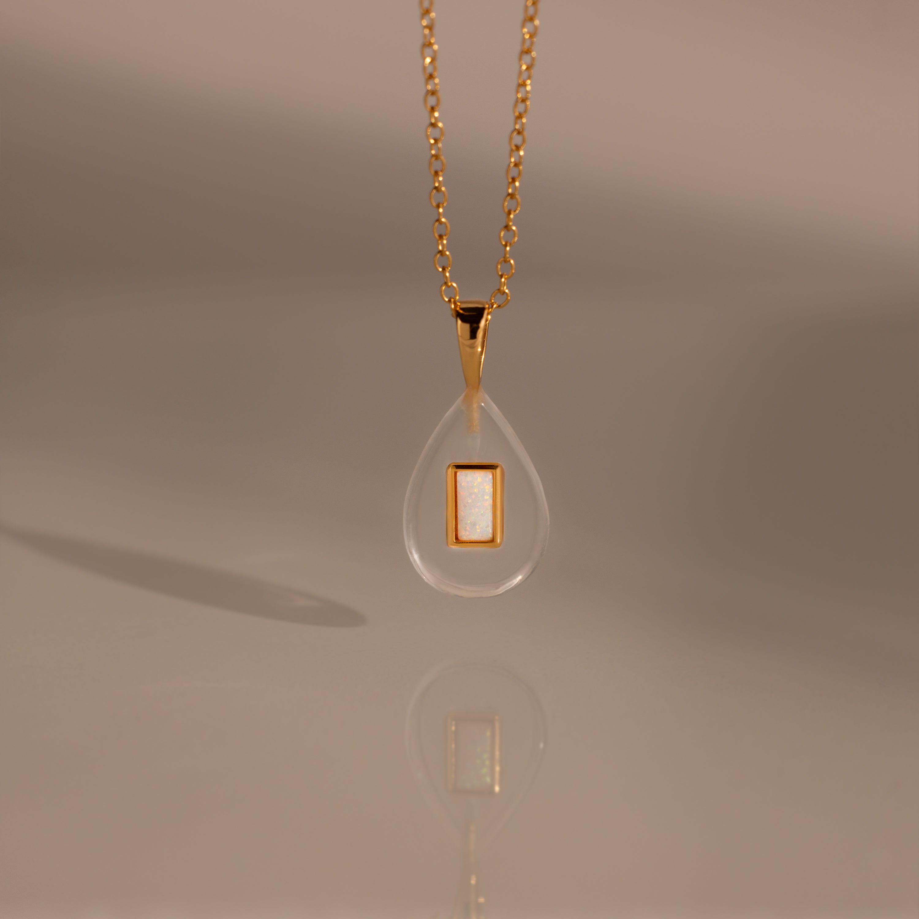 Opal Crystal Necklace