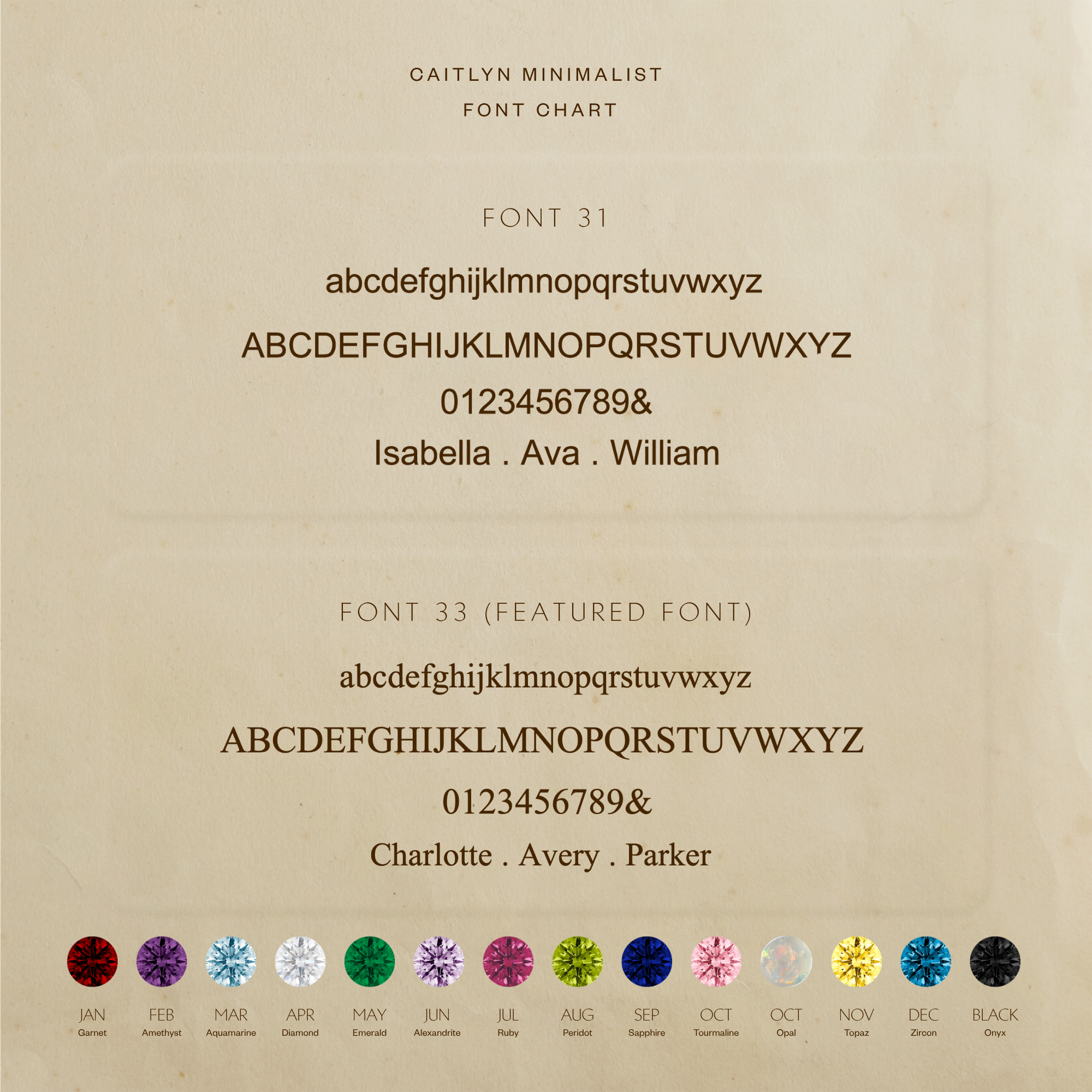 Engraved Birthstone Eternity Ring